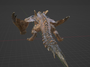 Tigrex - Monster Hunter World 3D Model