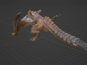 Tigrex - Monster Hunter World 3D Model