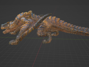 Tigrex - Monster Hunter World 3D Model