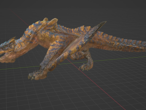 Tigrex - Monster Hunter World 3D Model