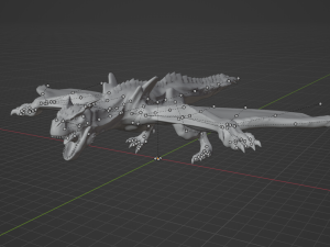 Tigrex - Monster Hunter World 3D Model