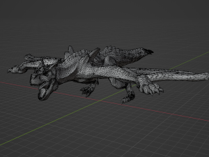 Tigrex - Monster Hunter World 3D Model