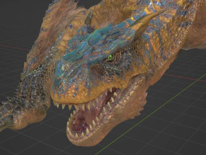 Tigrex - Monster Hunter World 3D Model