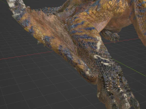 Tigrex - Monster Hunter World 3D Model