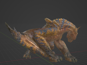 Tigrex - Monster Hunter World 3D Model