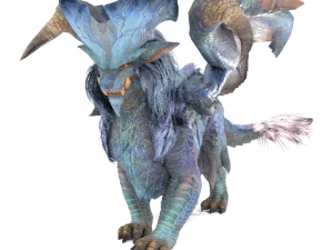 Лунастра - Мир охотников на монстров 3D Модель