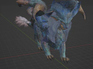 Lunastra - Monster Hunter World 3D Model