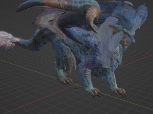 Lunastra - Monster Hunter World 3Dモデル