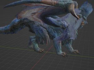 Lunastra - Monster Hunter World 3Dモデル