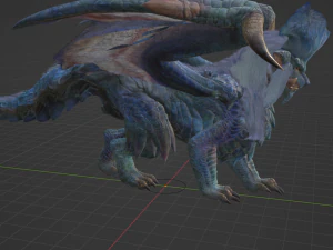 Lunastra - Monster Hunter World 3D Model