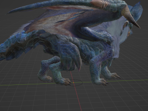 Lunastra - Monster Hunter World 3Dモデル