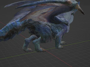 Lunastra - Monster Hunter World 3D Model