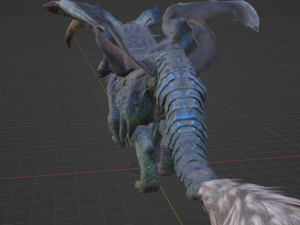 Lunastra - Monster Hunter World 3Dモデル
