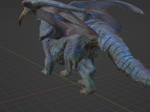 Lunastra - Monster Hunter World 3Dモデル