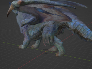 Lunastra - Monster Hunter World 3Dモデル
