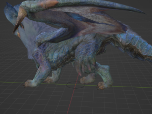Lunastra - Monster Hunter World 3Dモデル