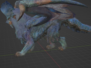 Lunastra - Monster Hunter World 3Dモデル