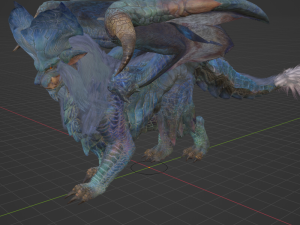 Lunastra - Monster Hunter World 3Dモデル