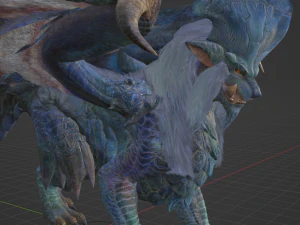 Lunastra - Monster Hunter World 3D Model