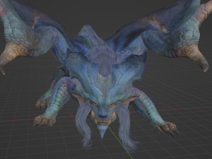 Lunastra - Monster Hunter World 3Dモデル