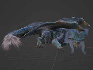 Lunastra - Monster Hunter World 3Dモデル