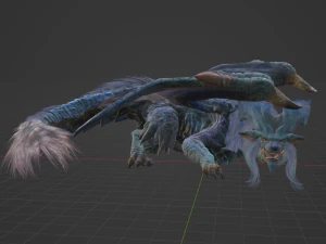 Lunastra - Monster Hunter World 3D Model