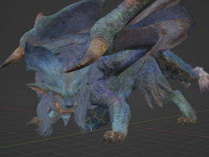 Lunastra - Monster Hunter World 3Dモデル