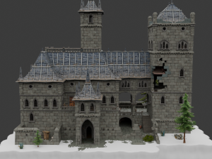 Haunted Overlook Castle - Fortnite 3D मॉडल