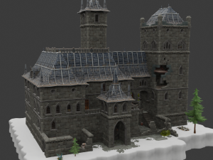 Haunted Overlook Castle - Fortnite 3D Модель