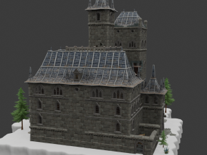 Haunted Overlook Castle - Fortnite 3D Модель