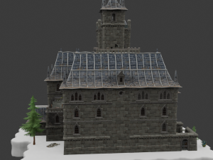 Haunted Overlook Castle - Fortnite 3D Модель
