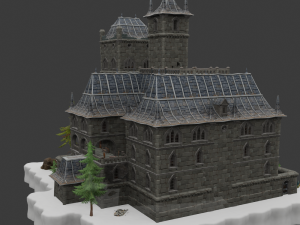 Haunted Overlook Castle - Fortnite 3D Модель