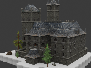 Haunted Overlook Castle - Fortnite 3D Модель