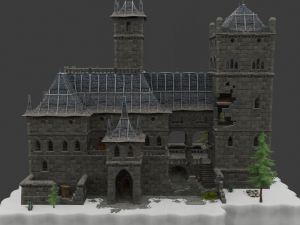 Haunted Overlook Castle - Fortnite 3D Модель