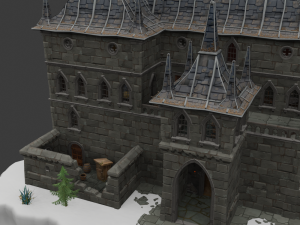 Haunted Overlook Castle - Fortnite 3D Модель