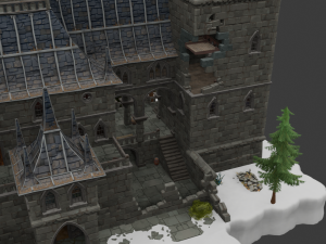 Haunted Overlook Castle - Fortnite 3D Модель