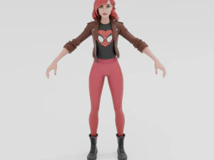 मैरी जेन वॉटसन - फ़ोर्टनाइट 3D मॉडल