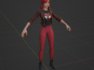 Mary Jane Watson - Fortnite Modello 3D