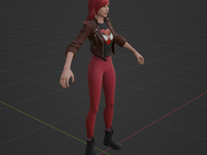 Mary Jane Watson - Fortnite Modello 3D