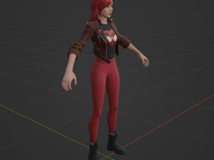 Mary Jane Watson - Fortnite 3D Model