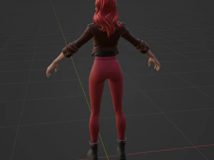 Mary Jane Watson - Fortnite 3D Model