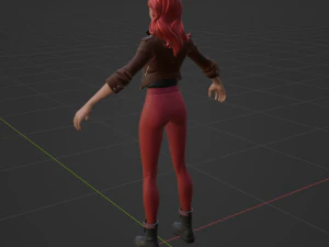 Mary Jane Watson - Fortnite 3D Model