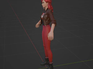 Mary Jane Watson - Fortnite 3D Model