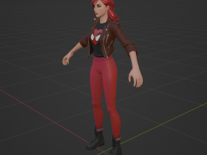 Mary Jane Watson - Fortnite Modello 3D