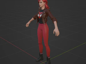 Mary Jane Watson - Fortnite 3D Model