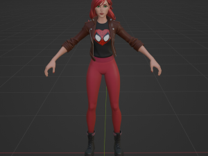 Mary Jane Watson - Fortnite Modello 3D