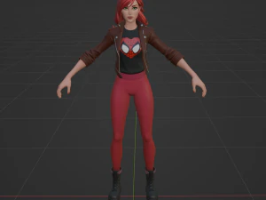 Mary Jane Watson - Fortnite 3D Model