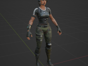 Trailblazer - Fortnite 3D मॉडल