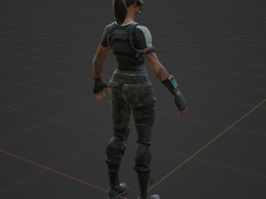 Trailblazer - Fortnite 3D मॉडल