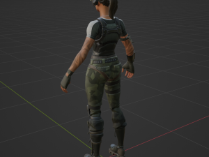 Trailblazer - Fortnite 3D मॉडल